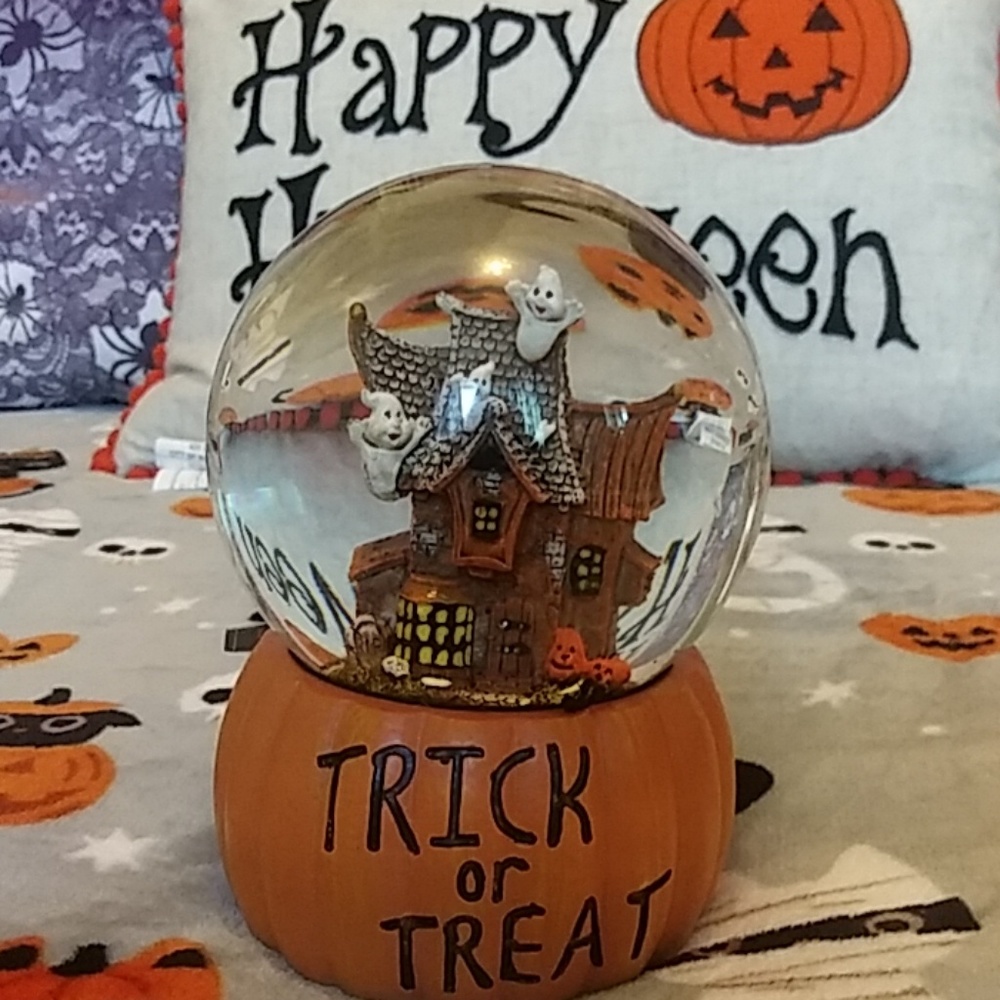 Halloween musical water globe 🎃